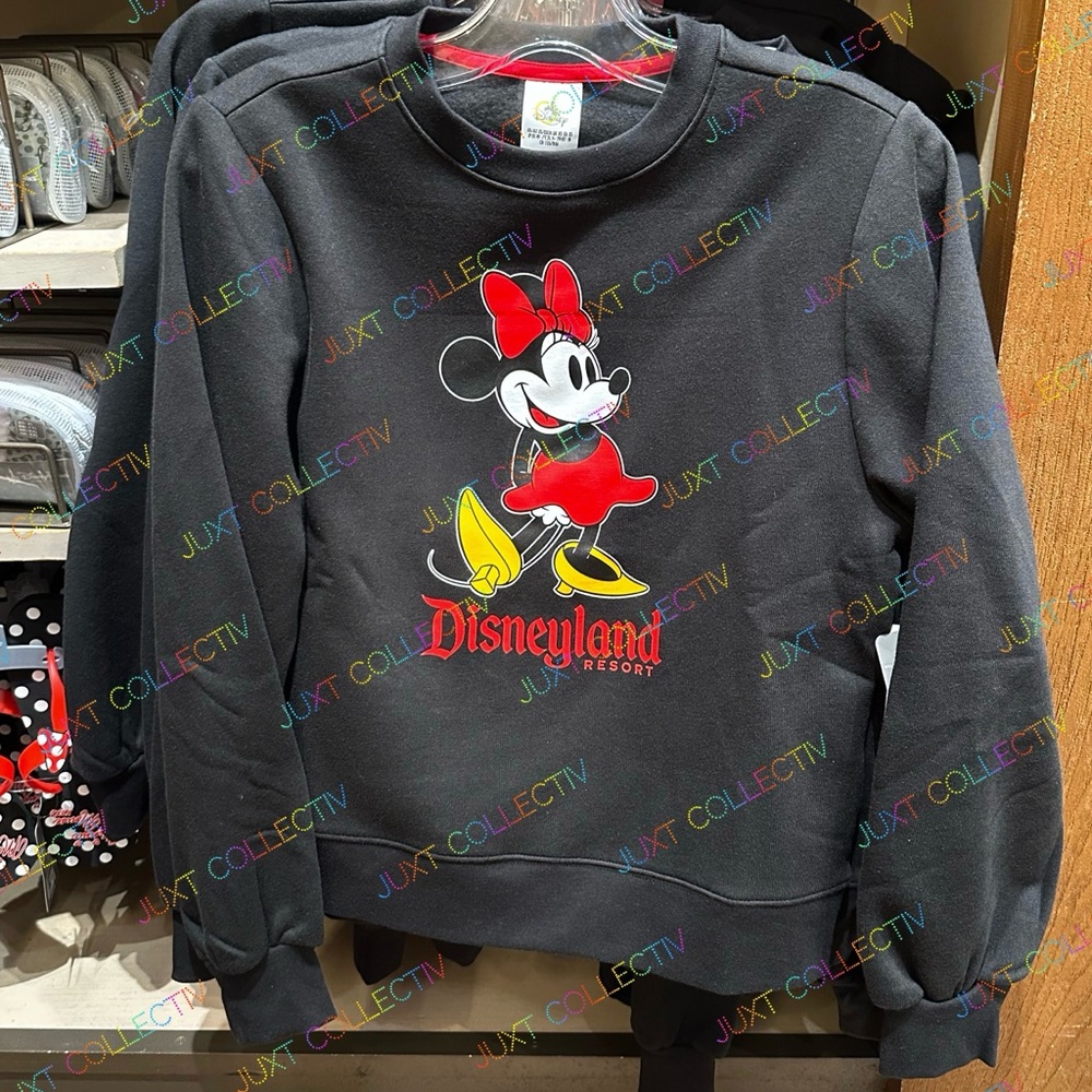 Disneyland Minnie Mouse Pullover Crewneck Sweatshirt